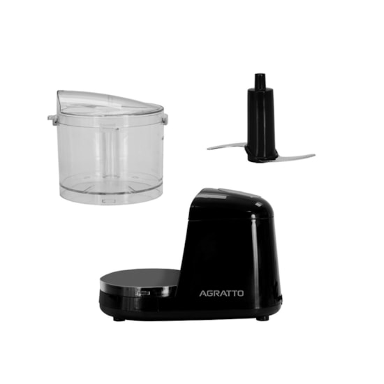 Miniprocessador 350Ml 100W Agratto 220V Preto