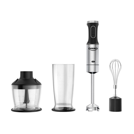 Mixer Dako 3 Em 1 800W Funcao Turbo Inox 220V Preto