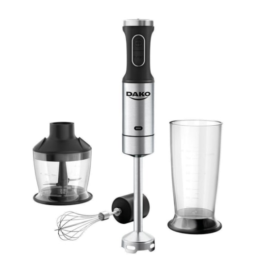 Mixer Dako 3 Em 1 800W Funcao Turbo Inox Preto