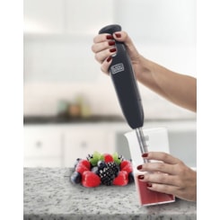 Mixer Vertical C/Haste M300 Black Decker Preto/Inox