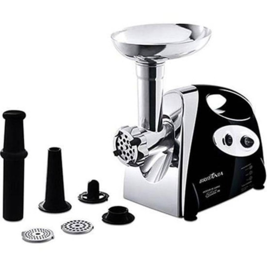 Moedor De Carne Elétrico Britânia 350W Preto Moedor De Carne Elétrico Britânia 350W Preto