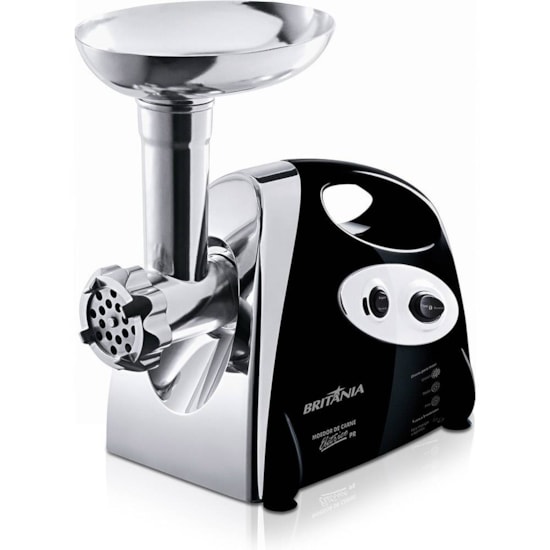 Moedor De Carne Elétrico Britânia 350W Preto Moedor De Carne Elétrico Britânia 350W Preto