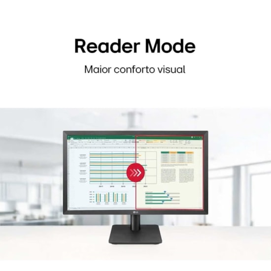 Monitor Lg Led 19.5 20Mk400h Hdmi-Sub Preto