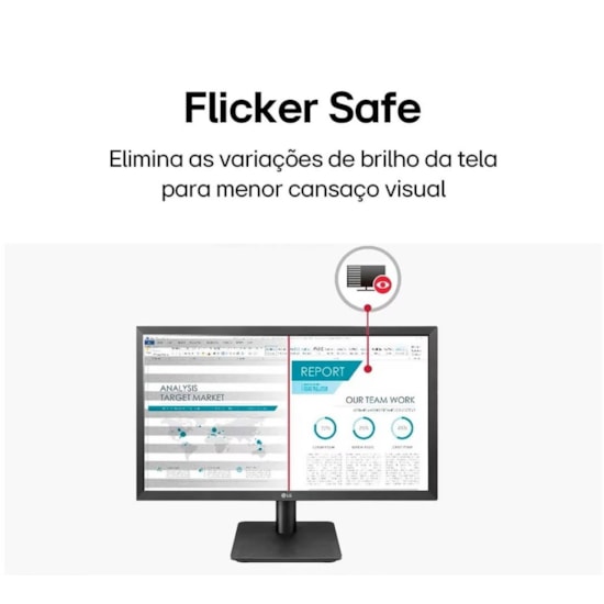 Monitor Lg Led 19.5 20Mk400h Hdmi-Sub Preto