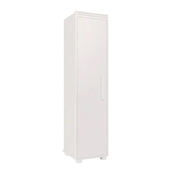 Multiuso Malta 1 Porta Fenix 100% Mdf Branco Multiuso Malta 1 Porta Fenix 100% Mdf Branco