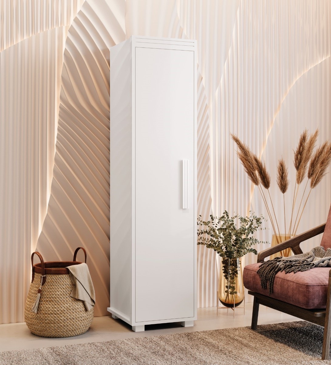 Multiuso Malta 1 Porta Fenix 100% Mdf Branco - Eletrolar