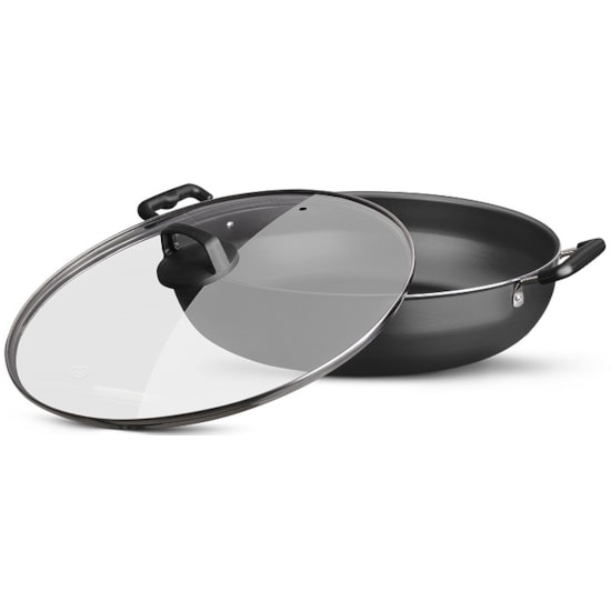 Paellera N36 7.5L Alta Antiaderente Mta Grafite Paellera N36 7.5L Alta Antiaderente Mta Grafite