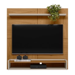 Painel 120Cm Tv Ate 50P Creta Linea Nature Off White Painel 120Cm Tv Ate 50P Creta Linea Nature Off White