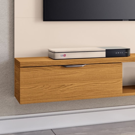 Painel 160Cm Tv Ate 55P Lets Hb Cinamomo Off White Painel 160Cm Tv Ate 55P Lets Hb Cinamomo Off White