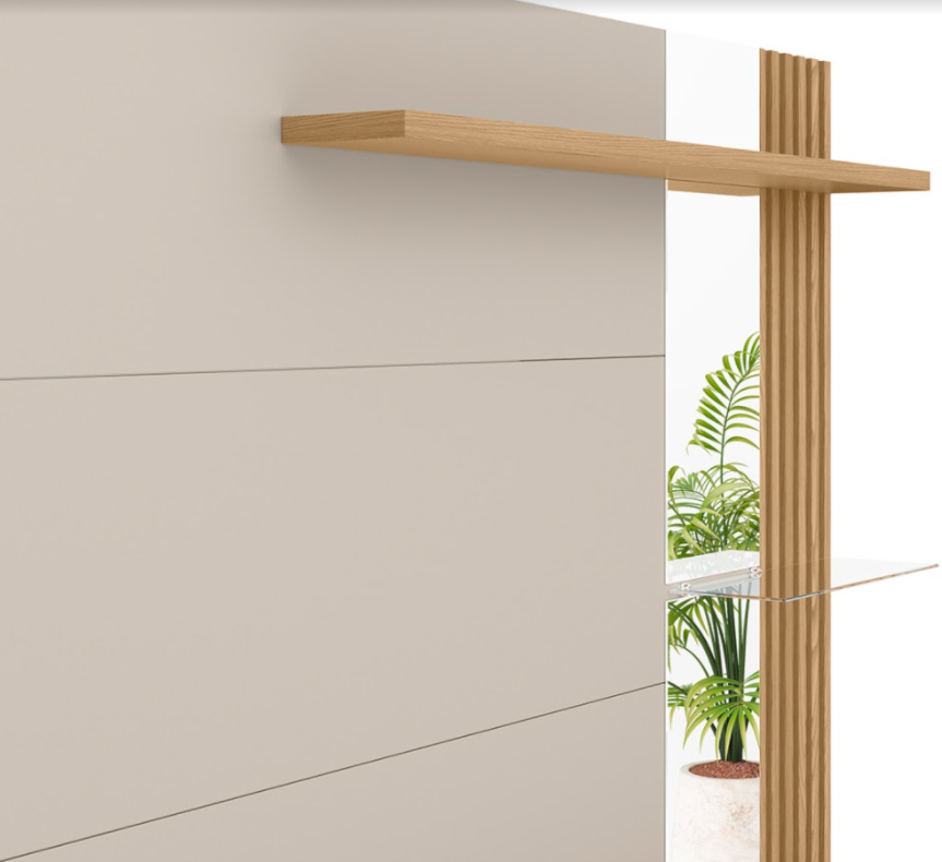 Painel Home Maragogi Linea Brasil Carvalho Off White
