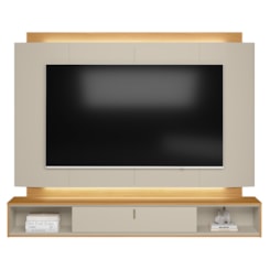 Painel 200Cm Tv Ate 75P Havana Linea Tauari/Off White