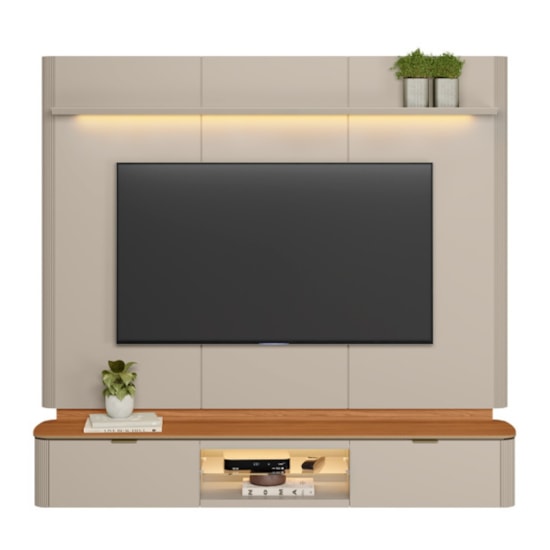 Painel Home Ferrara Linea Canela Off White
