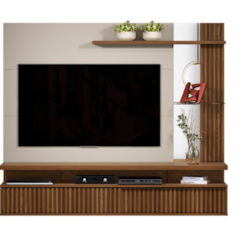 Painel Home Maragogi 182Cm Linea Brasil Freijó Off White Painel Home Maragogi 182Cm Linea Brasil Freijó Off White