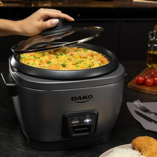 Panela De Arroz Dako 220V Preto