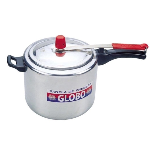 Panela De Pressão 4,5L Globo Aluminio Polido