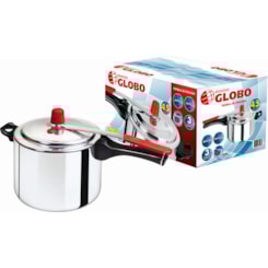 Panela De Pressão 4,5L Globo Aluminio Polido Panela De Pressão 4,5L Globo Aluminio Polido
