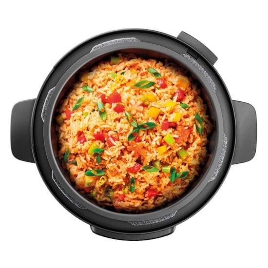 Panela De Pressão Elétrica 6L Multifunçã Preto