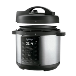 Panela De Pressão Elétrica 6L Multifunção Dako 1000W 220V Preto