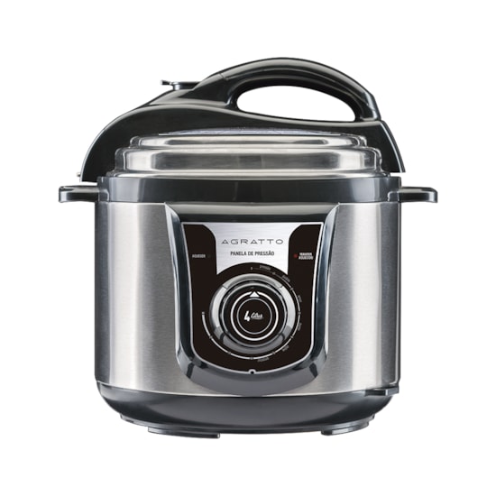 Panela De Pressão Elétrica Pe02 4 L 220V Preto Panela De Pressão Elétrica Pe02 4 L 220V Preto
