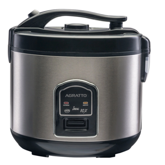 Panela Elétrica Arroz Visor Pai10x 220V Agratto Inox