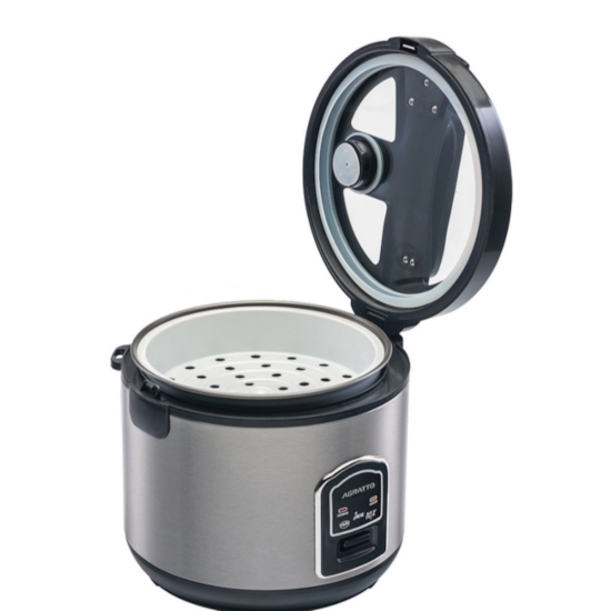 Panela Elétrica Arroz Visor Pai10x 220V Agratto Inox