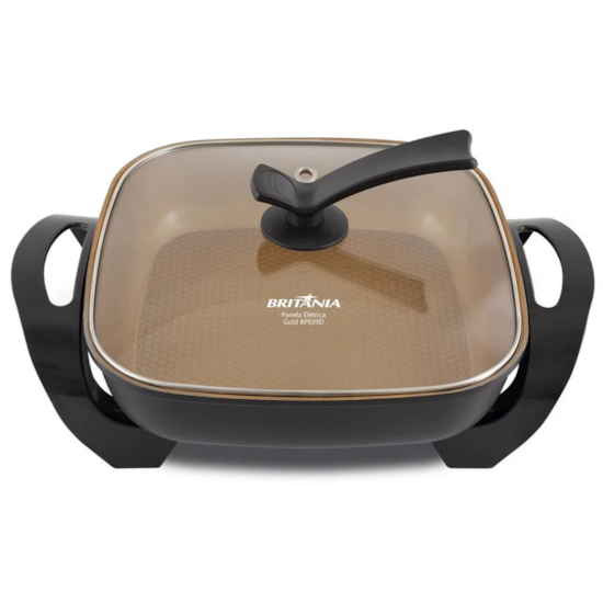 Panela Elétrica Bpe09d Gold Britânia Preto Panela Elétrica Bpe09d Gold Britânia Preto