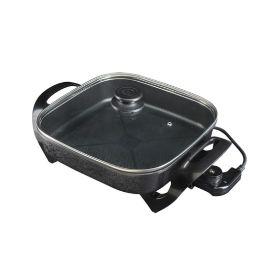 Panela Eletrica Mangiare 1500W Agratto Preto