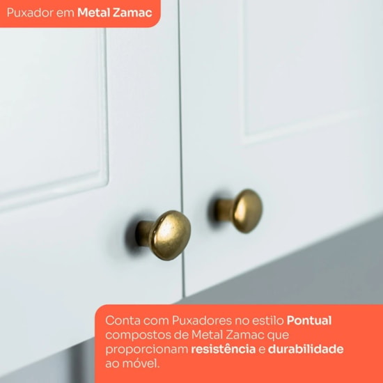 Paneleiro 1 Porta Americana Henn Branco