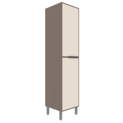 Paneleiro 2 Portas 48Cm New Bela Damasco/Off White Paneleiro 2 Portas 48Cm New Bela Damasco/Off White