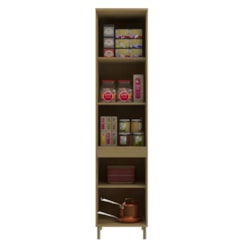 Paneleiro 50Cm Vidro Florenca Moveis Sul Canary/Off White 