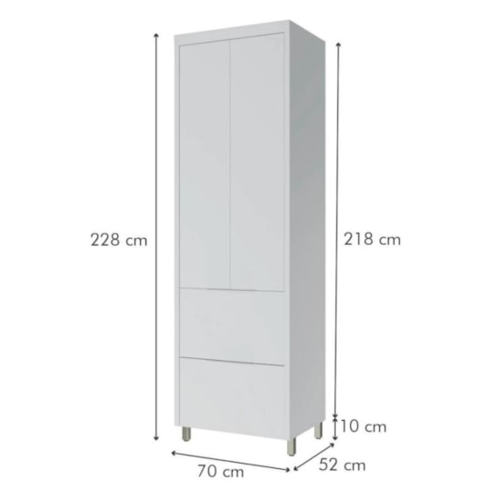 Paneleiro 70Cm Marquesa Nesher  Branco Paneleiro 70Cm Marquesa Nesher  Branco