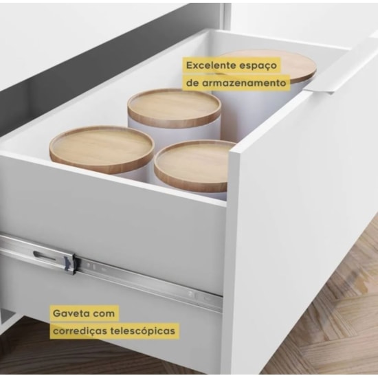 Paneleiro 70Cm Marquesa Nesher  Branco Paneleiro 70Cm Marquesa Nesher  Branco