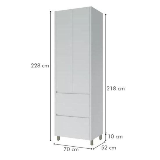 Paneleiro 70Cm Rainha Nesher  Branco