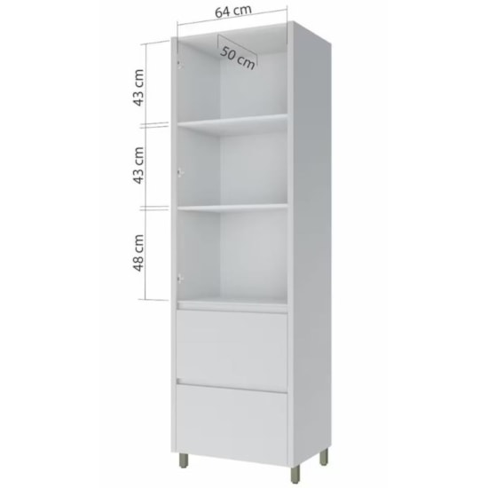 Paneleiro 70Cm Rainha Nesher  Branco