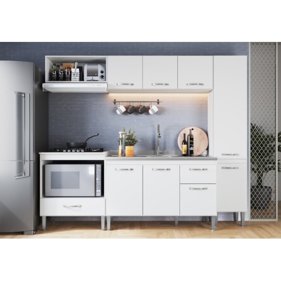 Paneleiro 95X38,50X32cm Light Irm Branco Paneleiro 95X38,50X32cm Light Irm Branco