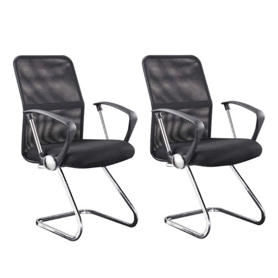 Par De Cadeiras Visitante Confort  Par De Cadeiras Visitante Confort