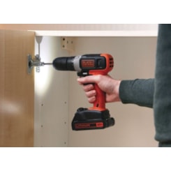 Parafusadeira Furadeira 20V Black Decker Preto Laranja Parafusadeira Furadeira 20V Black Decker Preto Laranja