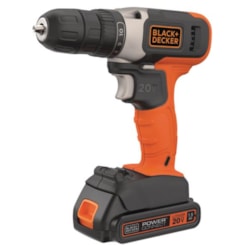 Parafusadeira Furadeira 20V Black Decker Preto Laranja Parafusadeira Furadeira 20V Black Decker Preto Laranja