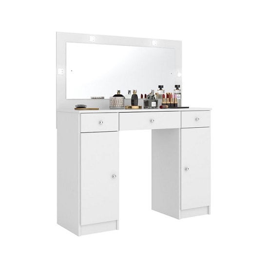 Penteadeira Camarim Com Espelho E Led Carisma Demóbile Branco