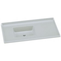 Pia Mármore Sintética 1,00 Mts Granitada Branco Pia Mármore Sintética 1,00 Mts Granitada Branco