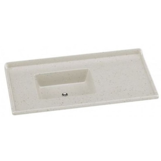 Pia Mármore Sintética 1,00 Mts Granitada Travertino Pia Mármore Sintética 1,00 Mts Granitada Travertino