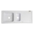 Pia Marmorite 1,20 Mts Gourmet Granitado Branco