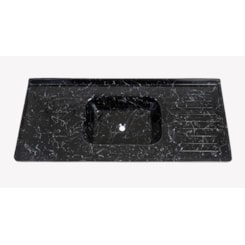 Pia Marmorite 1,20 Mts Granitada Granitado Preto