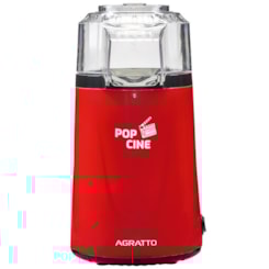 Pipoqueira Elétrica Pop Cine Com Dosador 1200W Agratto 220V Vermelho