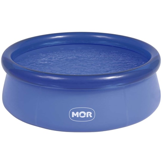 Piscina Inflável 1000 Litros Mor Azul Piscina Inflável 1000 Litros Mor Azul