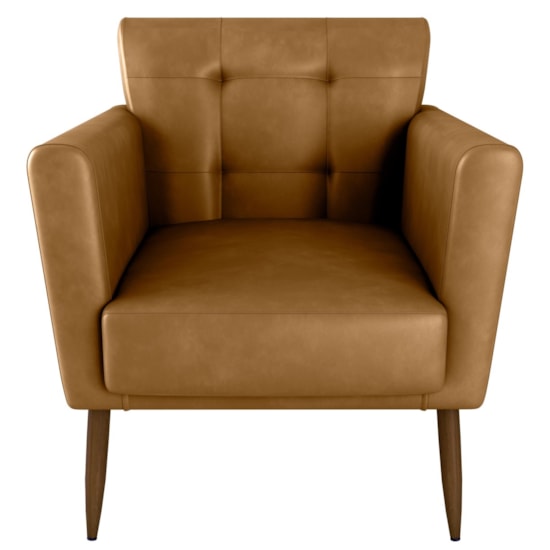 Poltrona Cancun Courino Courino Caramelo I36 Poltrona Cancun Courino Courino Caramelo I36