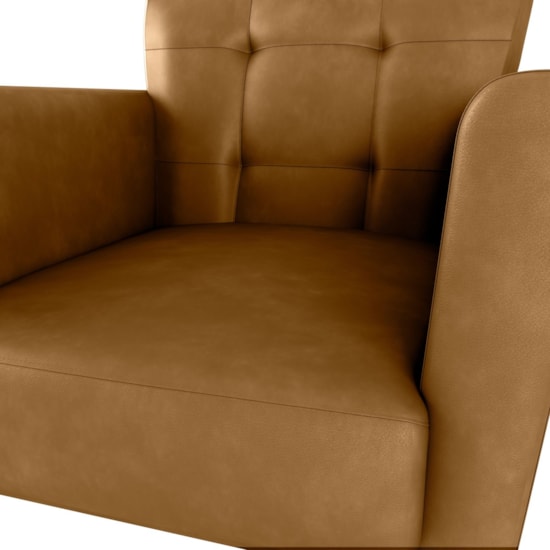 Poltrona Cancun Courino Courino Caramelo I36 Poltrona Cancun Courino Courino Caramelo I36