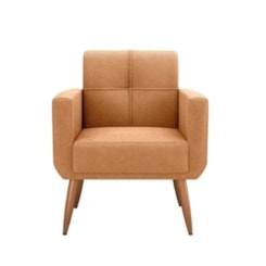 Poltrona Havana Com Puff Bucle Mostarda F493 Poltrona Havana Com Puff Bucle Mostarda F493