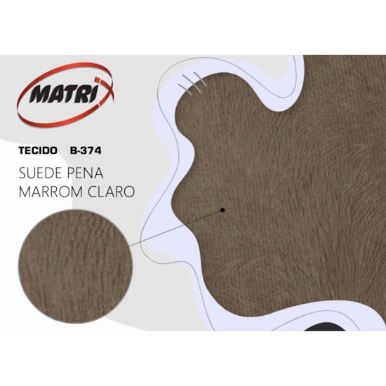 Poltrona Pallas Reclinável Mx5 Marrom Claro - 374 Poltrona Pallas Reclinável Mx5 Marrom Claro - 374
