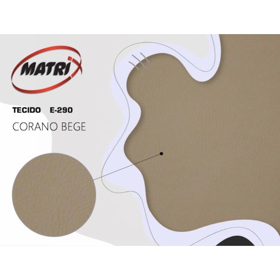 Poltrona Thainá Matrix Bege Corino 290